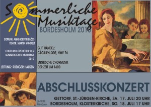 Plakat Musiktage 2010